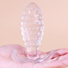 ClearlyHorny Plug transparent Dotted Pine M 7.5 x 3cm